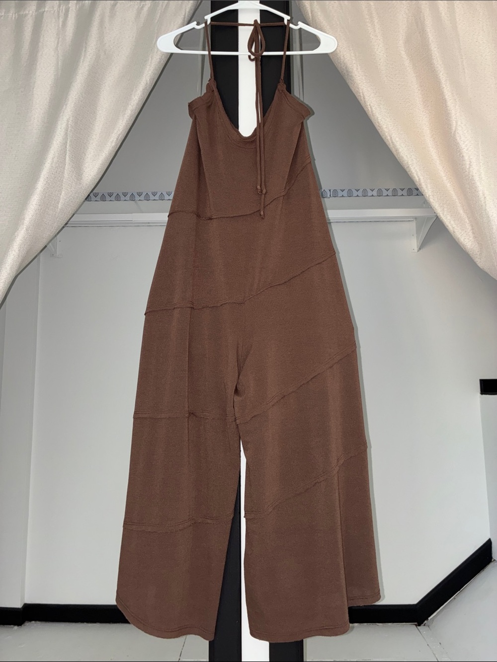 Ces Femme - Wide-Leg Back Tie Jumpsuit - Picture 5 of 8